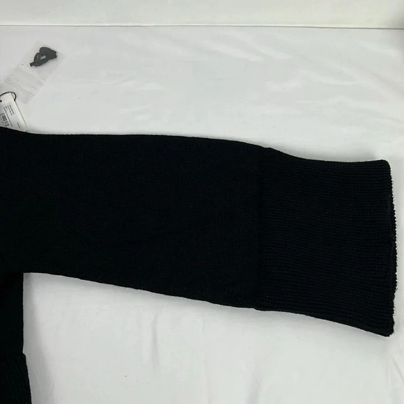 Milly New Women’s Large Black Cropped Italian Pullover Sweater - Picture 8 of 10